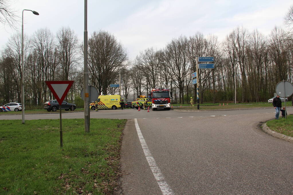 Veel schade bij ongeval op kruising