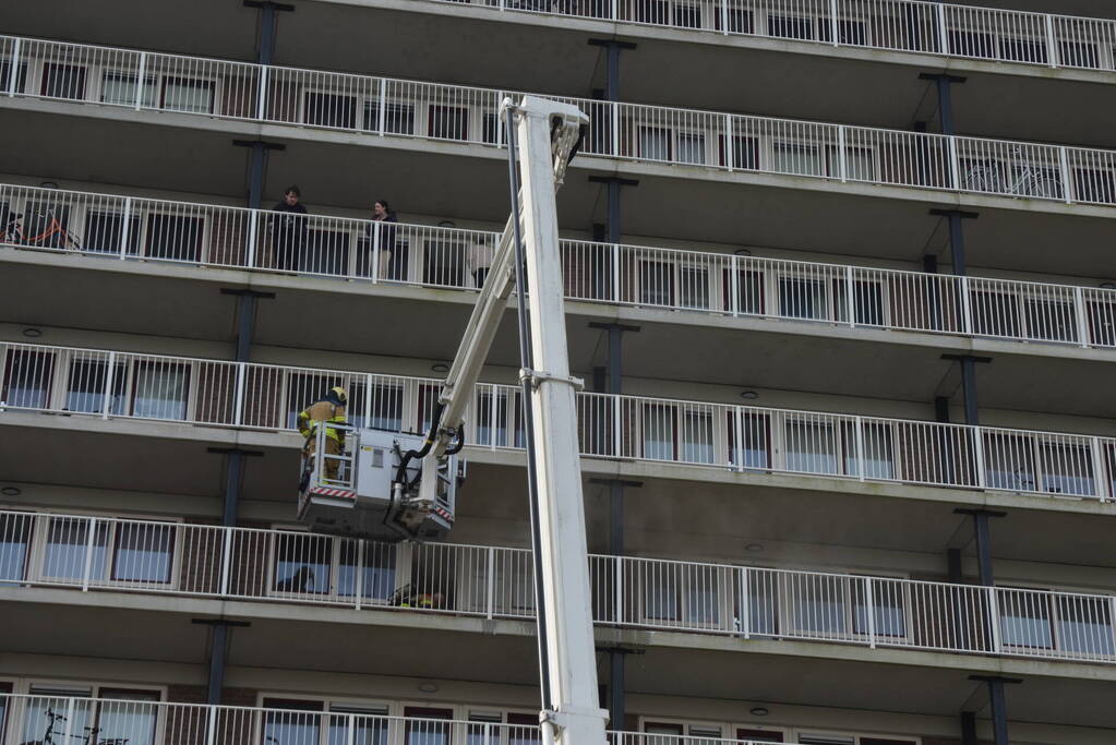 Rookontwikkeling bij brand in flatwoning