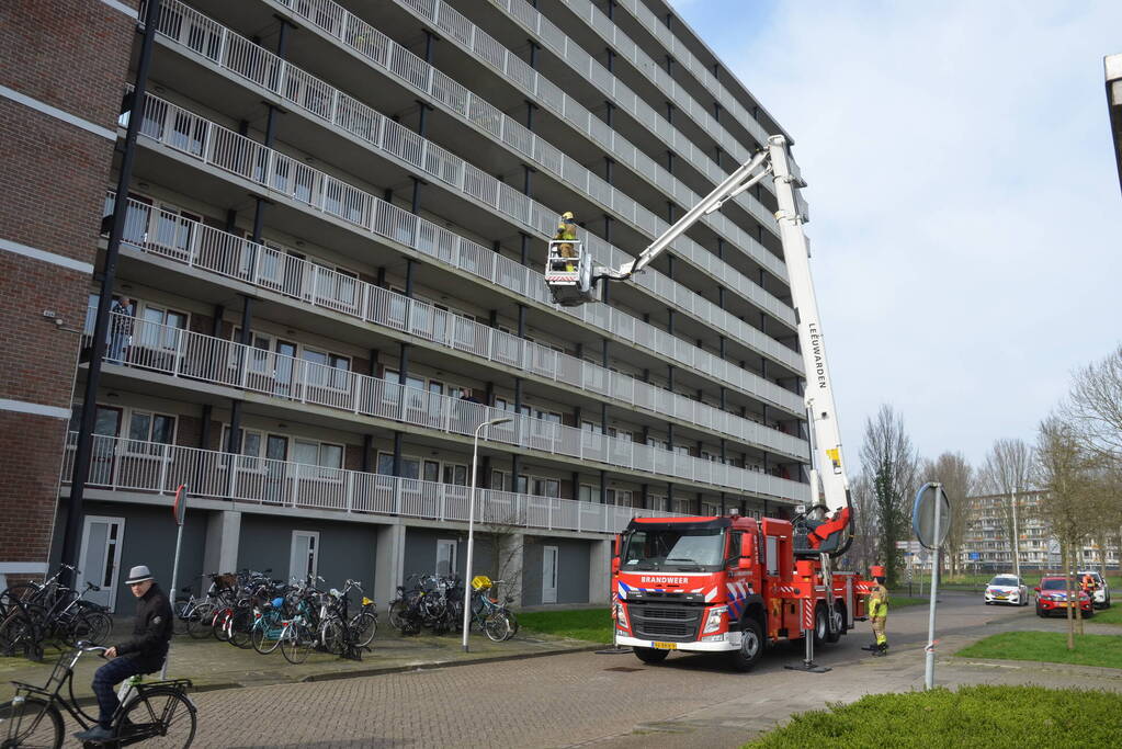 Rookontwikkeling bij brand in flatwoning