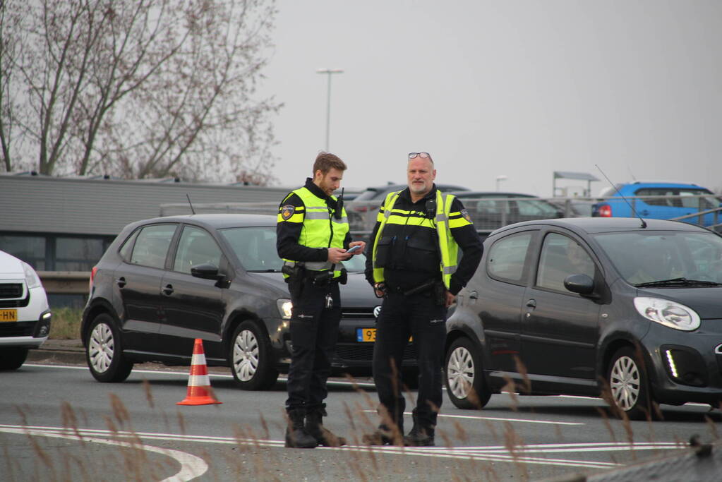 Twee voertuigen afgesleept na kop-staartaanrijding