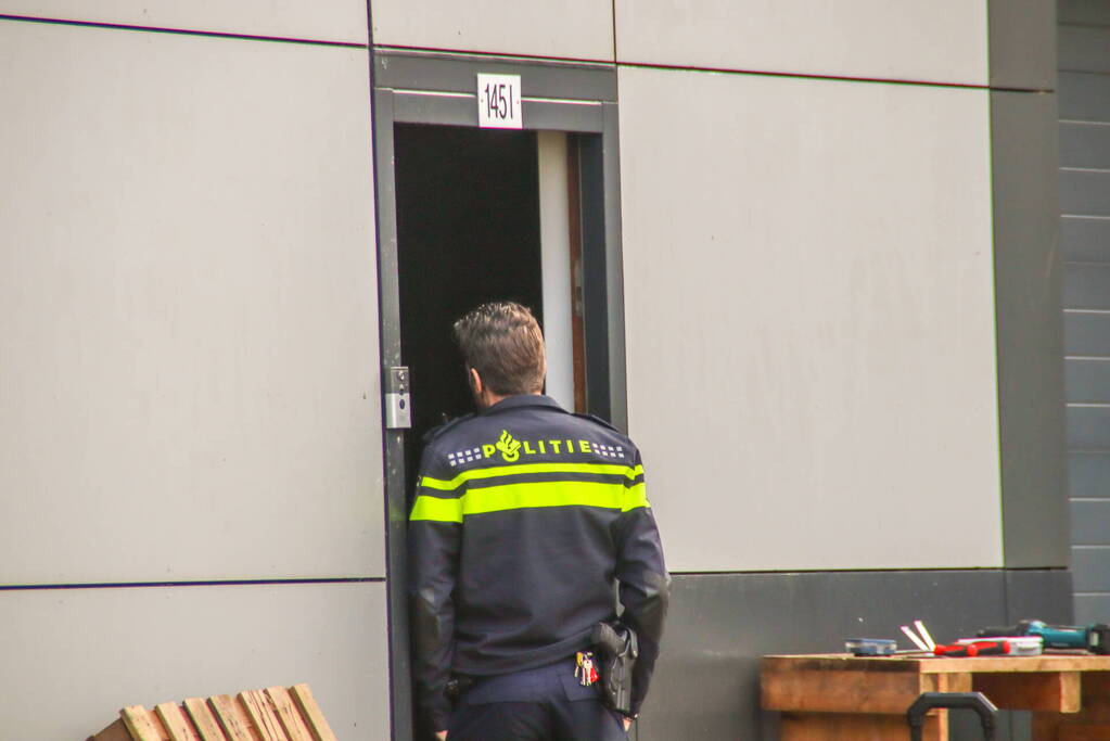 Grote controle op bedrijventerrein