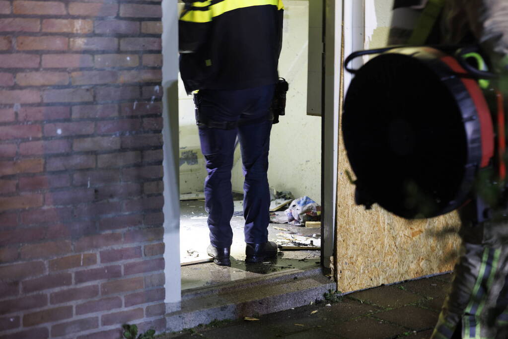 Veel schade na explosie