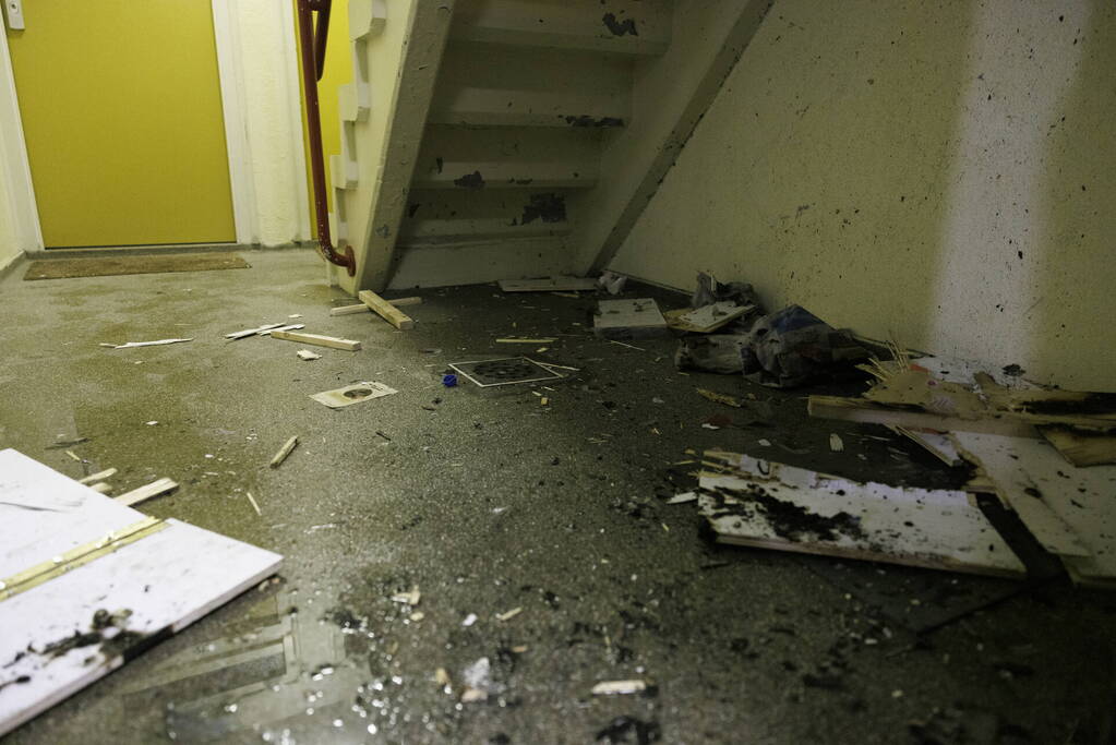 Veel schade na explosie