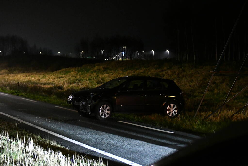 Dronken bestuurder maakt brokken