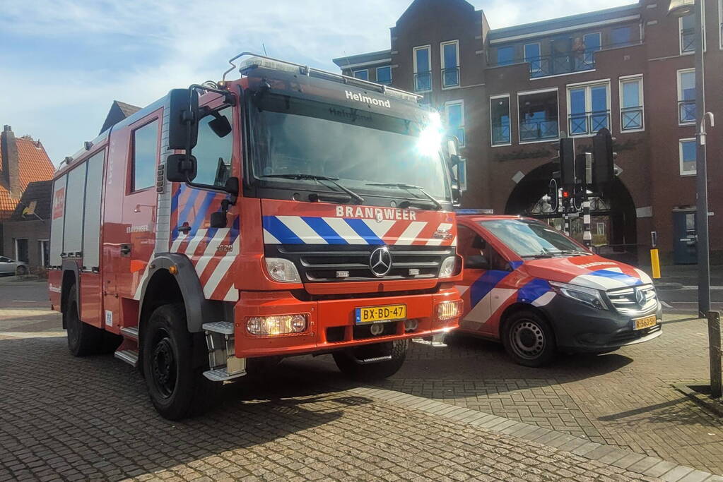 Rookontwikkeling bij brand in kelder