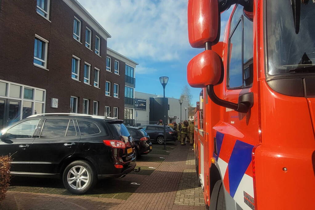 Rookontwikkeling bij brand in kelder