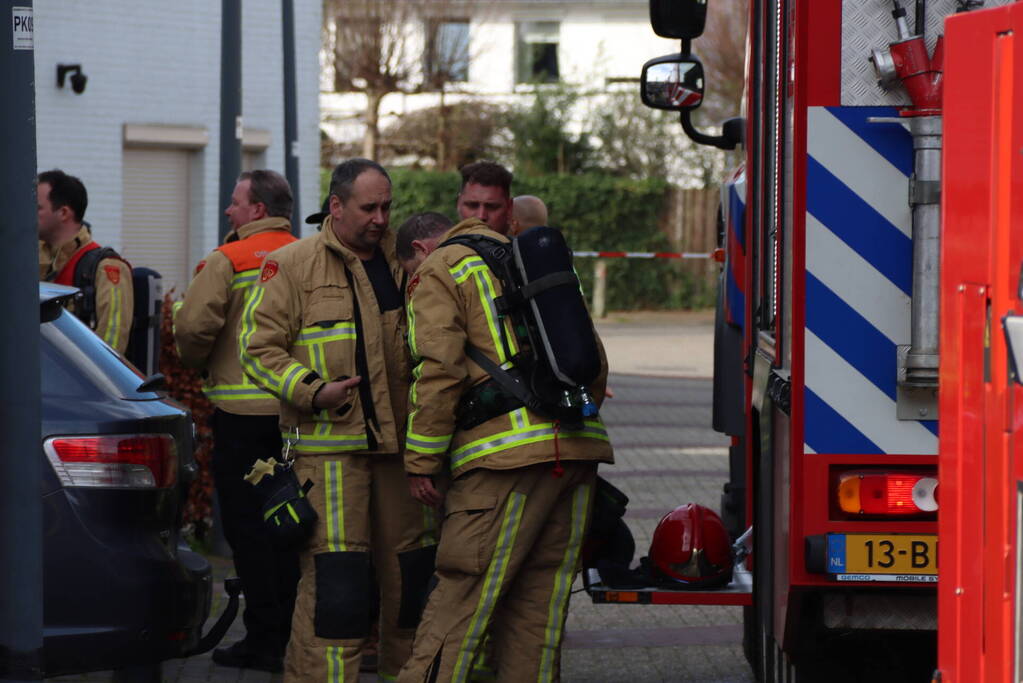 Rookontwikkeling bij brand in kelder