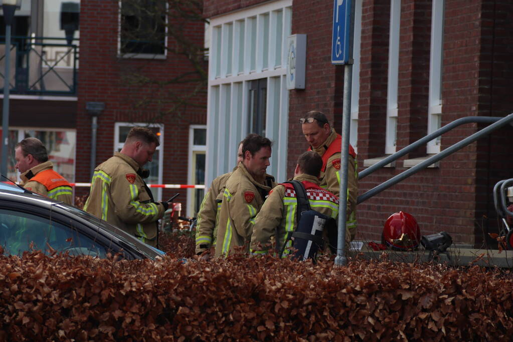 Rookontwikkeling bij brand in kelder