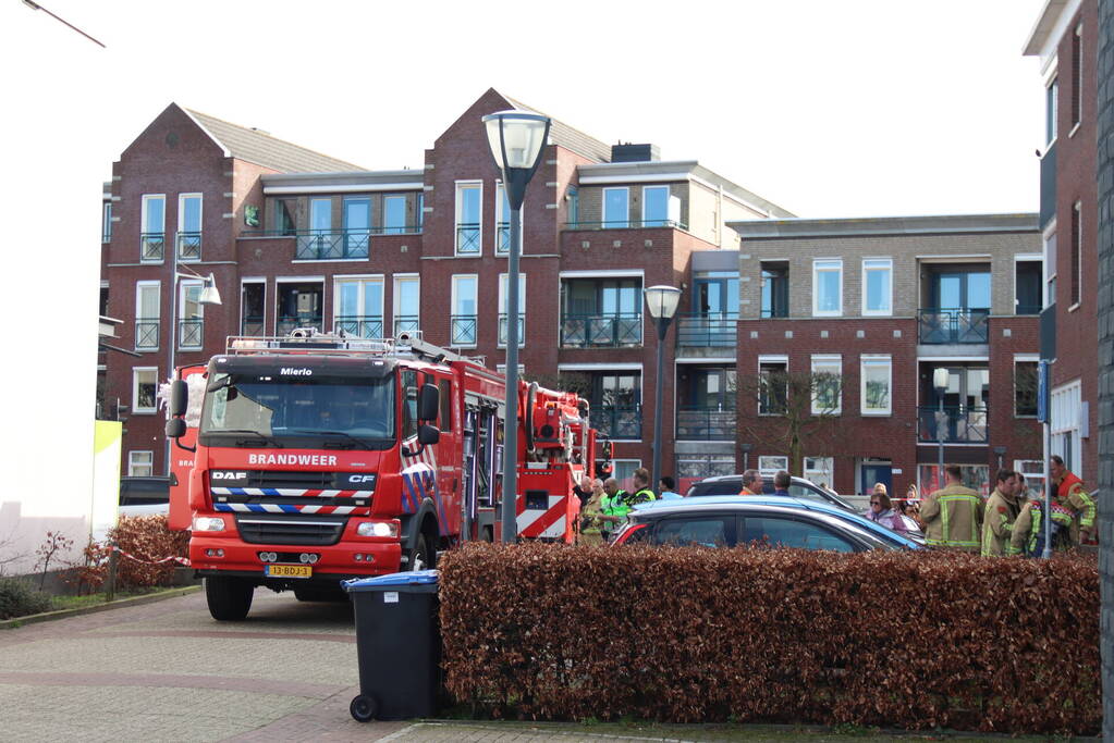 Rookontwikkeling bij brand in kelder