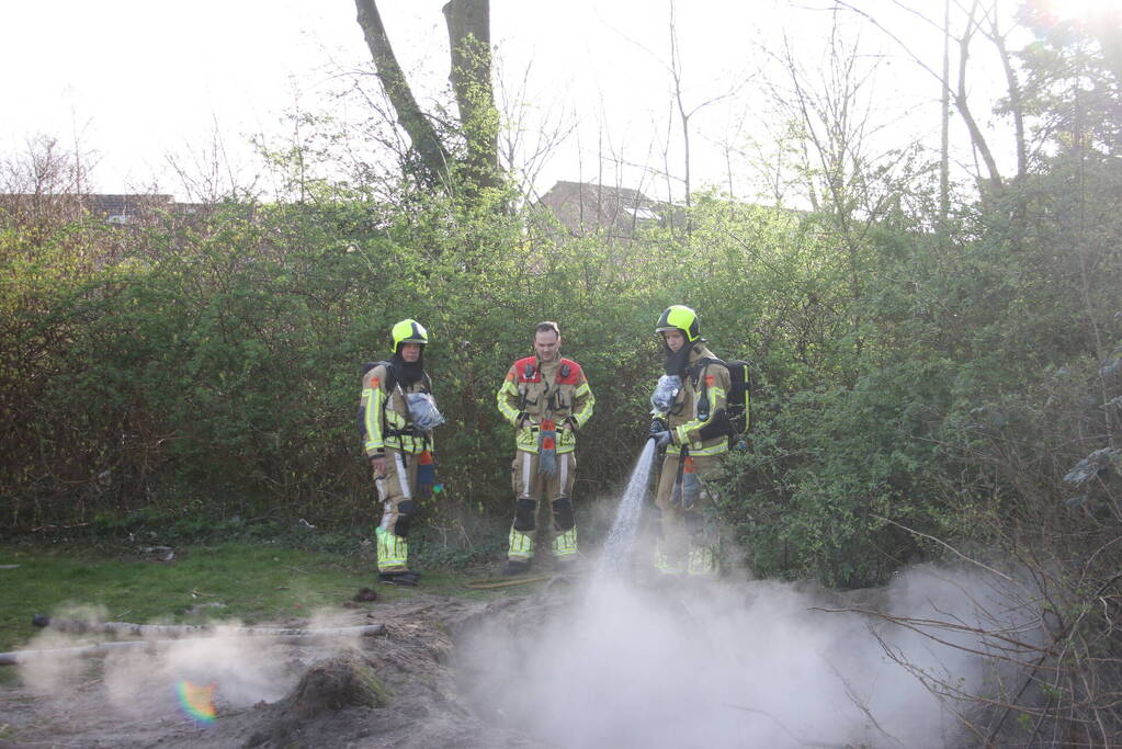 Buitenbrand snel onder controle
