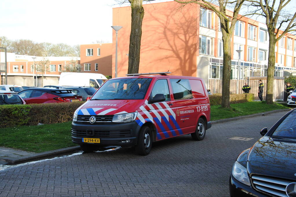 Brand in kelderbox snel onder controle