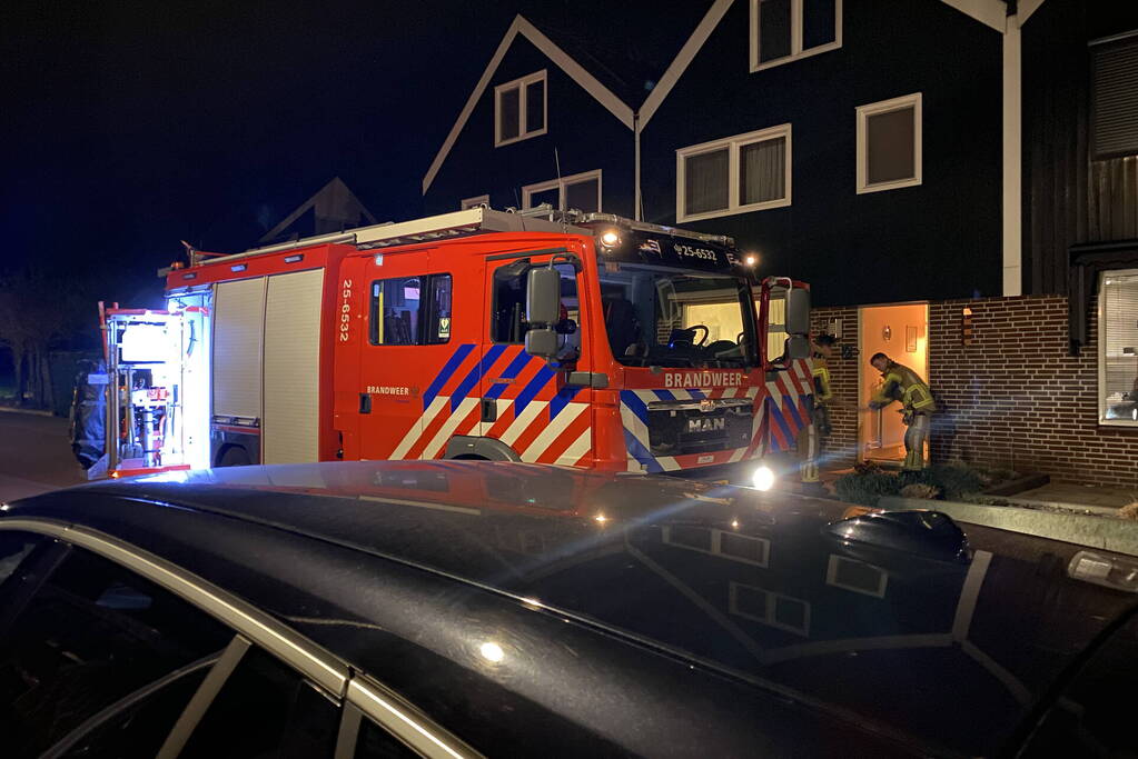Brandweer ingezet voor waterlekkage in woning