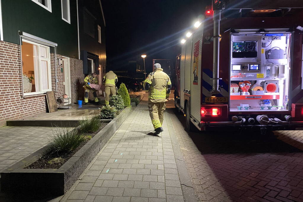 Brandweer ingezet voor waterlekkage in woning