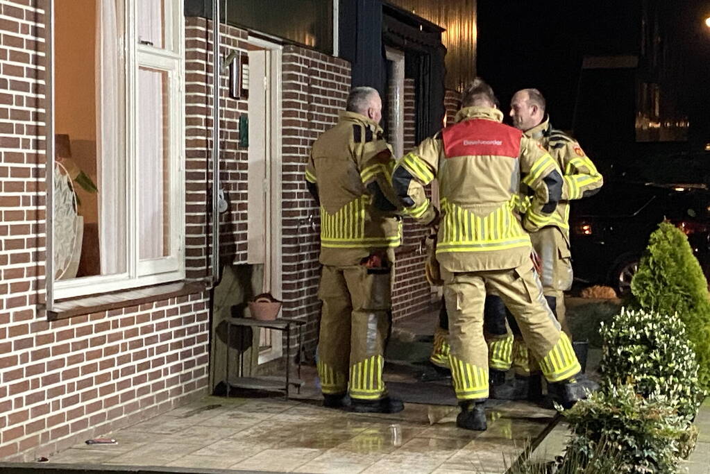 Brandweer ingezet voor waterlekkage in woning