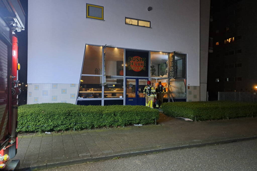 Flinke schade aan sushirestaurant na explosie