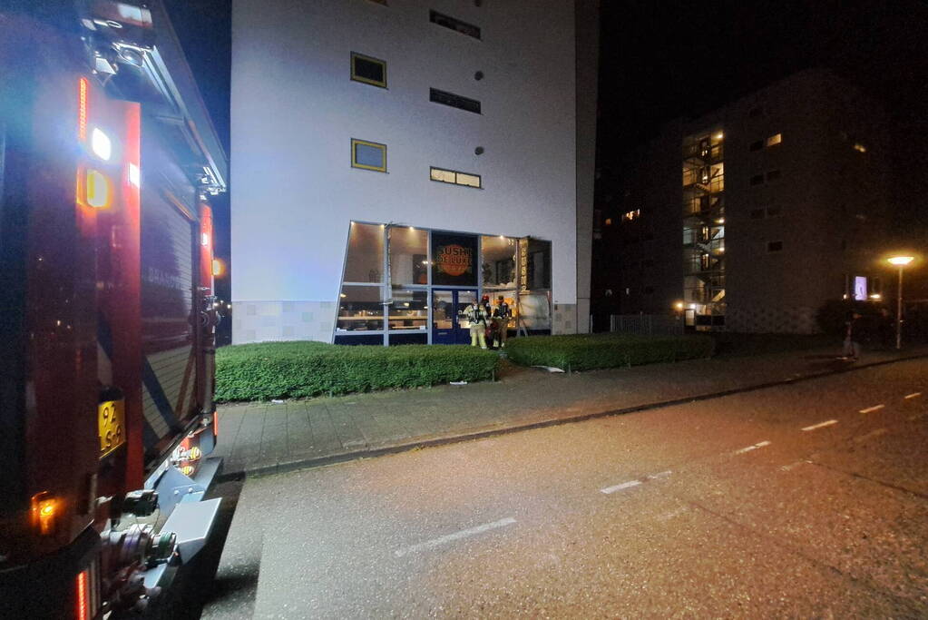 Flinke schade aan sushirestaurant na explosie