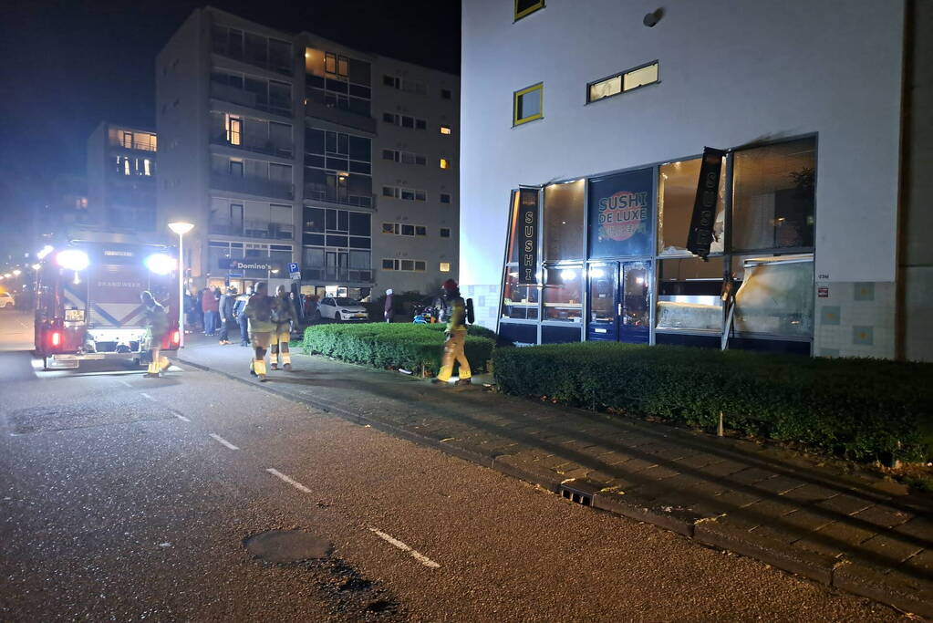 Flinke schade aan sushirestaurant na explosie