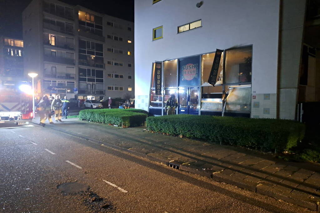 Flinke schade aan sushirestaurant na explosie