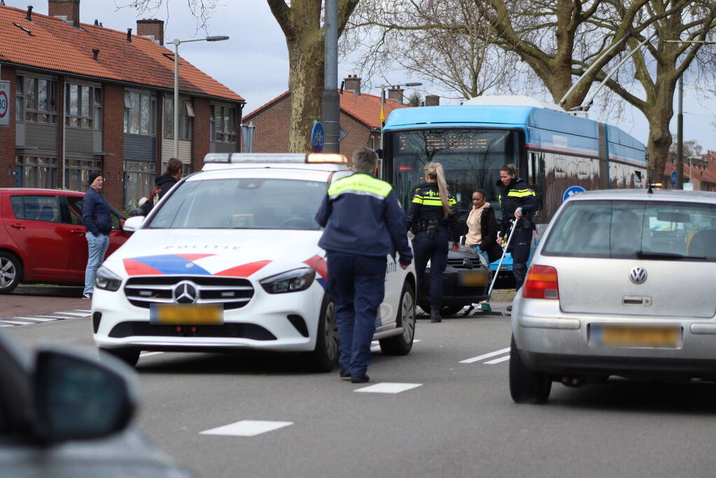 Schade bij ongeval tussen twee voertuigen
