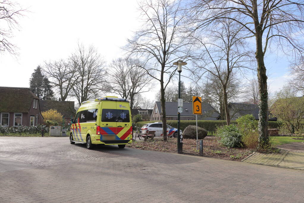 Fietser raakt gewond bij harde val