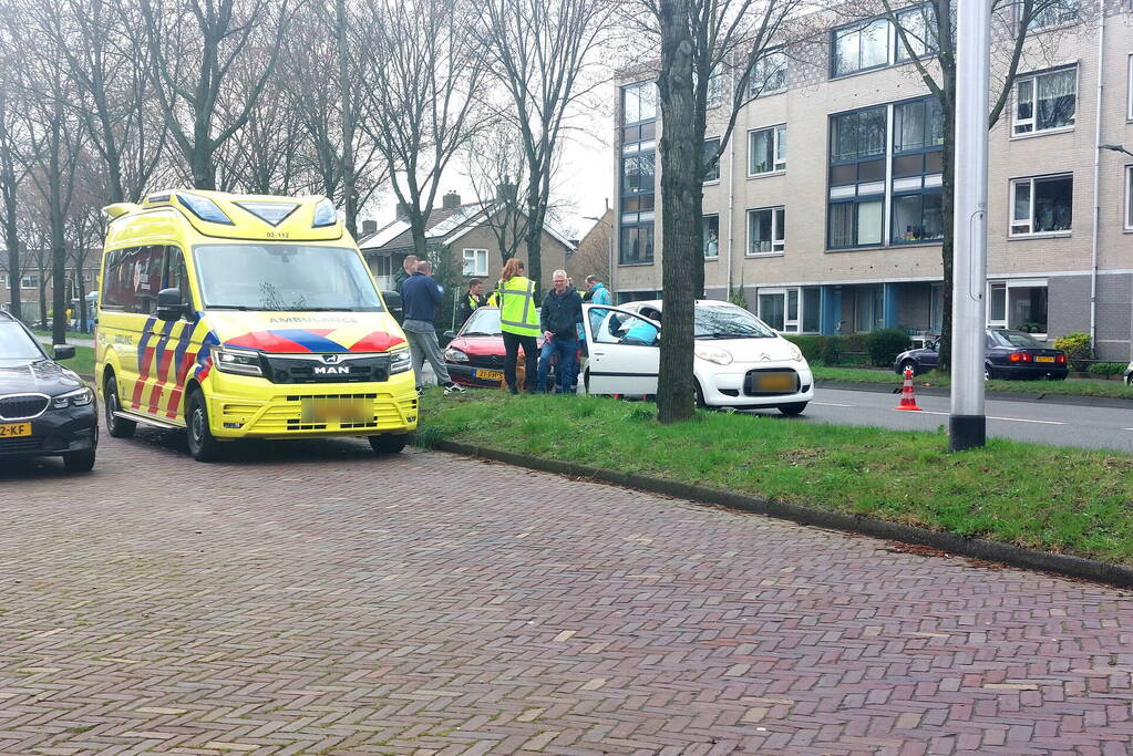 Gewonde bij kop-staart botsing