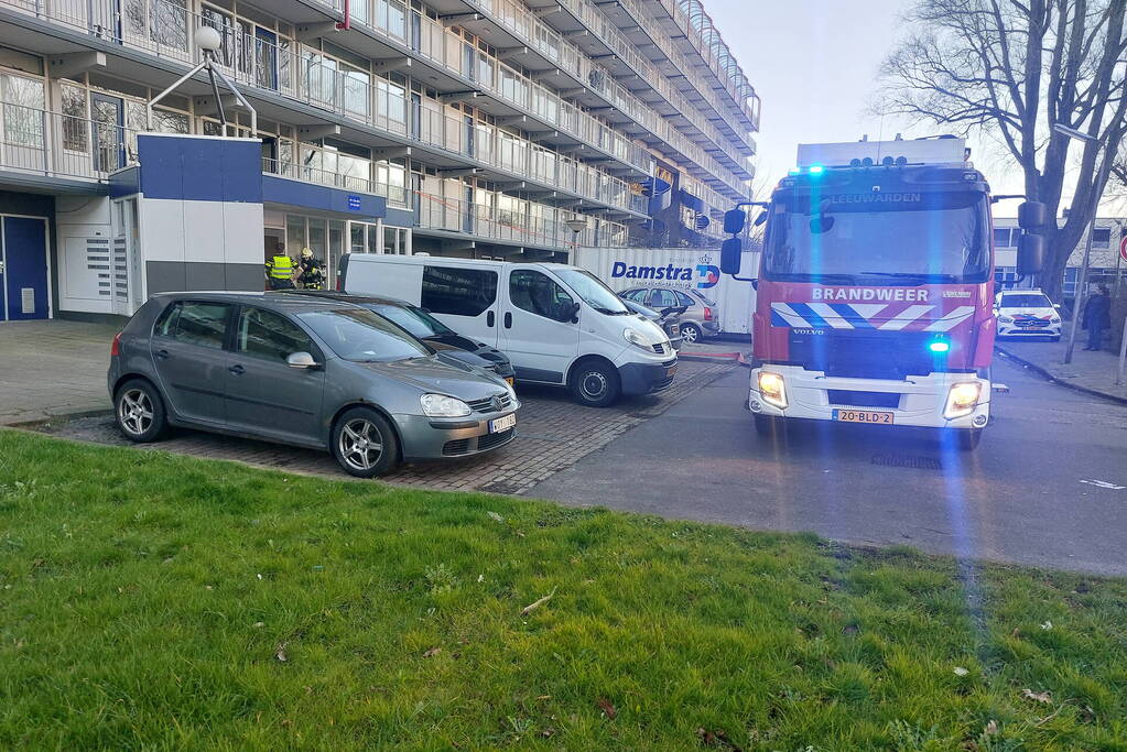 Rookoverlast door barbecue op balkon