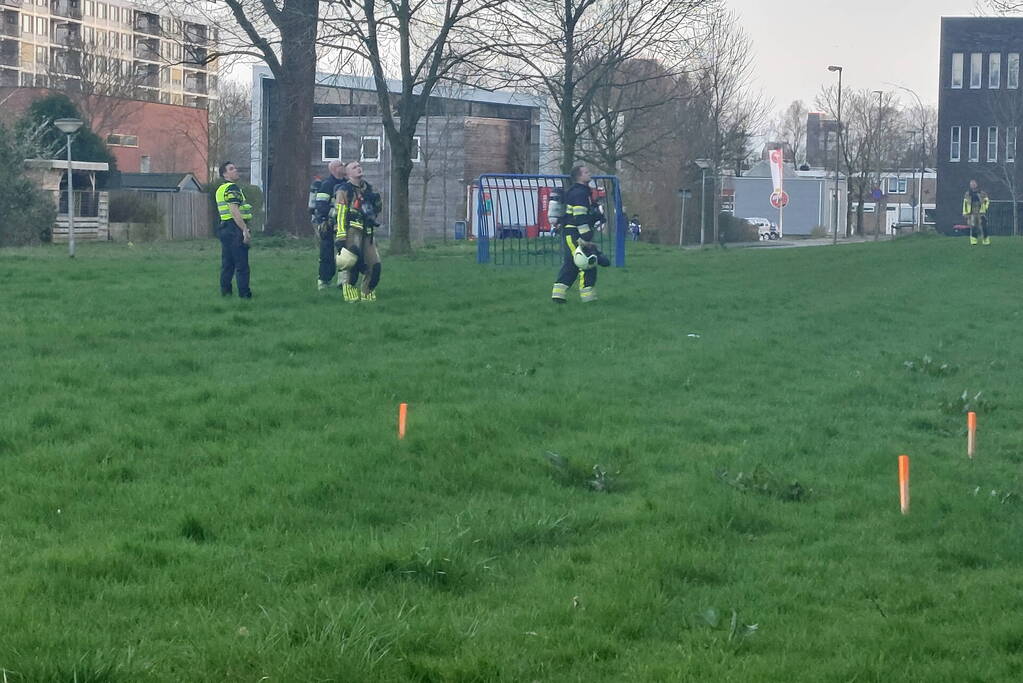Rookoverlast door barbecue op balkon