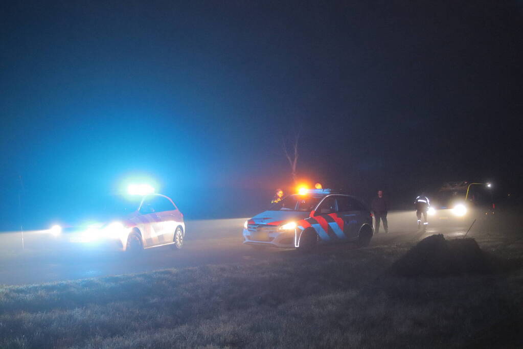 Bestuurster aangehouden na eenzijdig ongeval