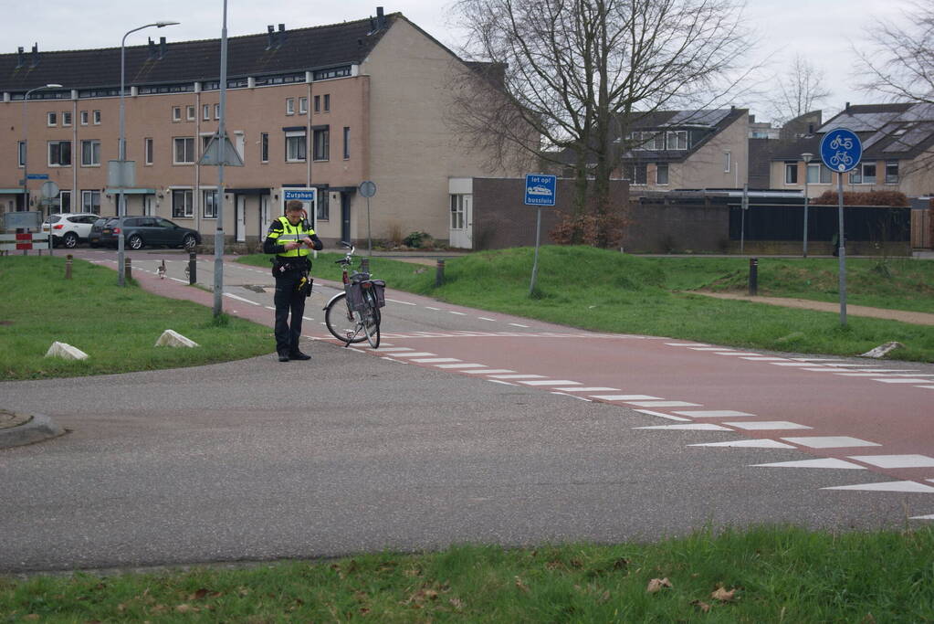 Fietser gewond bij botsing