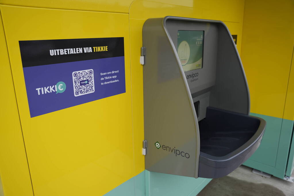 Eerste openbare statiegeldmachine van Nederland geplaatst