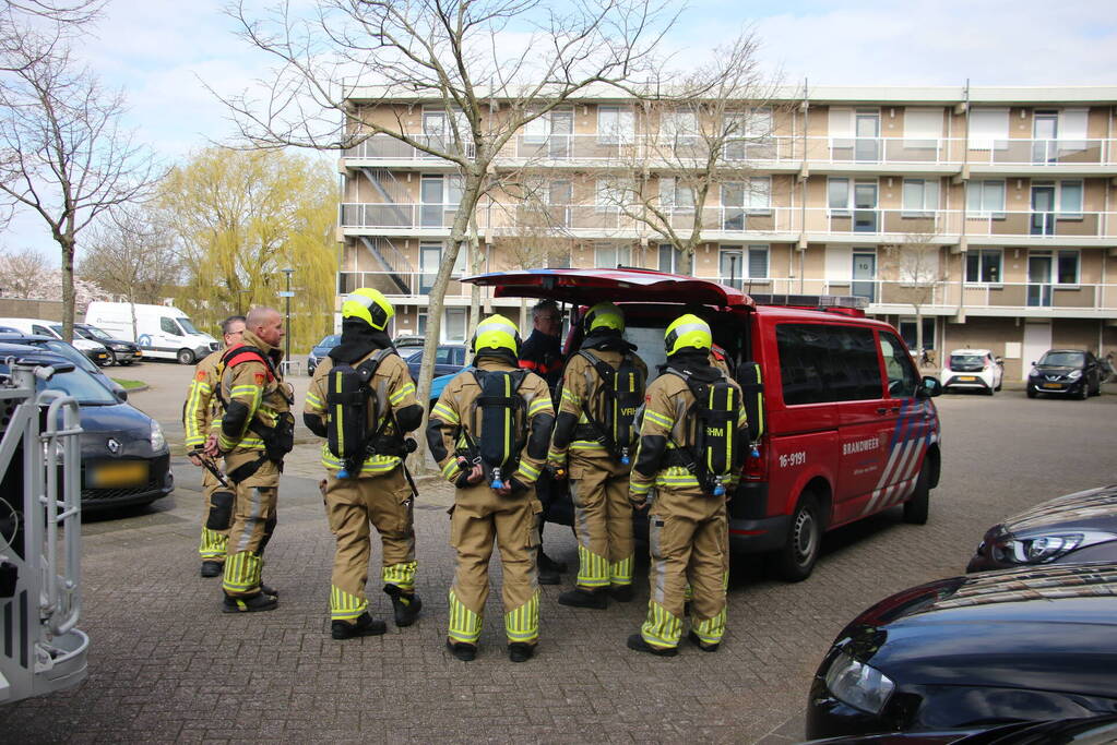 Koolmonoxide-melder gaat af in woning