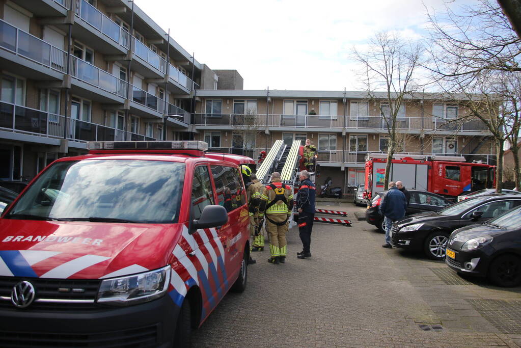 Koolmonoxide-melder gaat af in woning