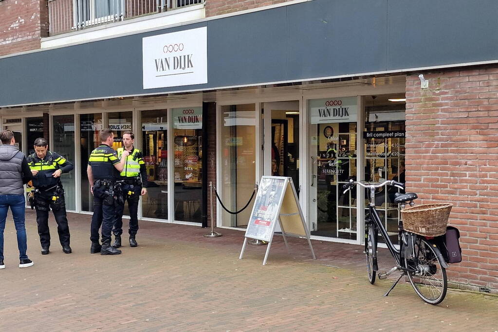Gewapende overval op opticien