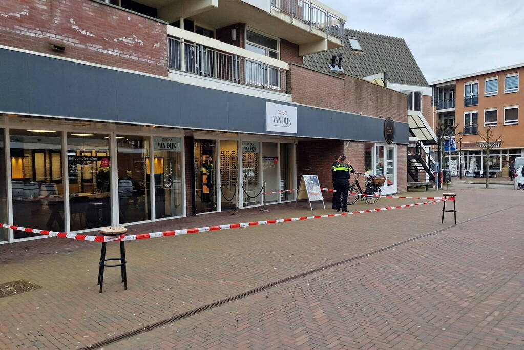 Gewapende overval op opticien