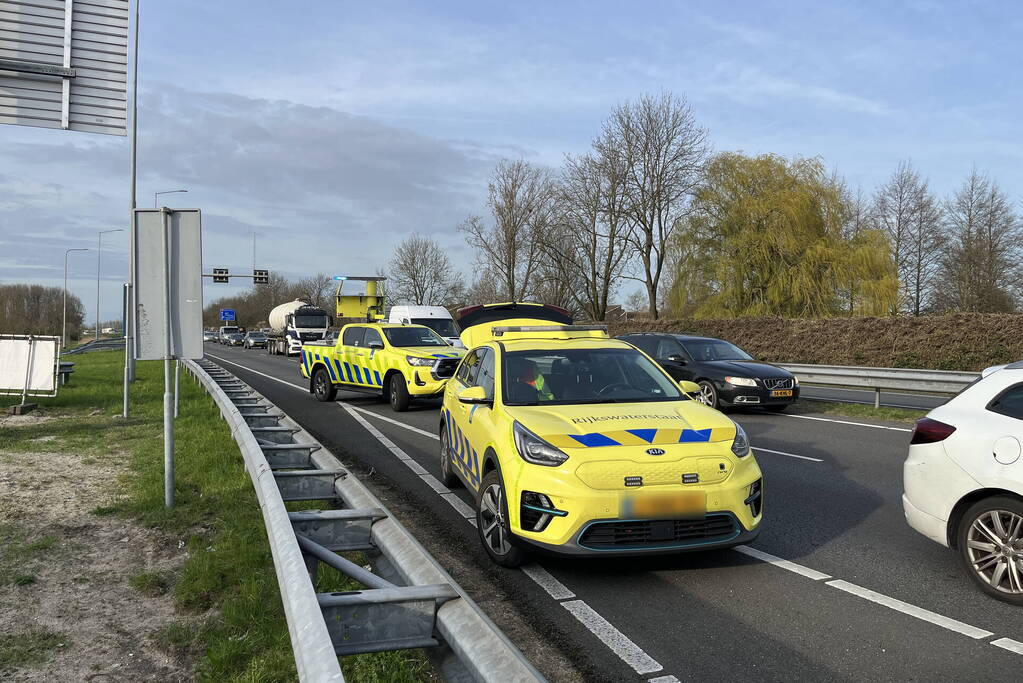 Motorrijder gewond na ongeval met bestelbus
