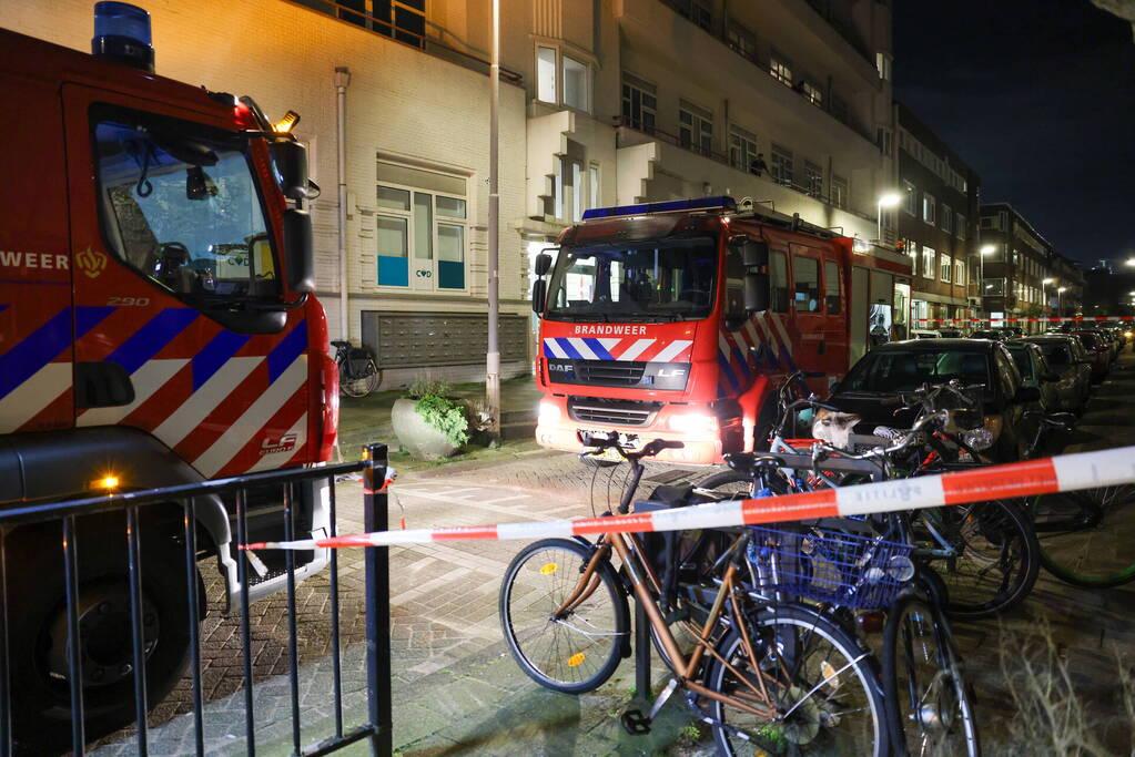 Kaars veroorzaakt brand in badkamer
