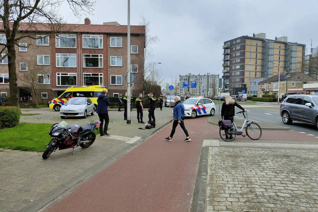 Fietser gewond bij aanrijding