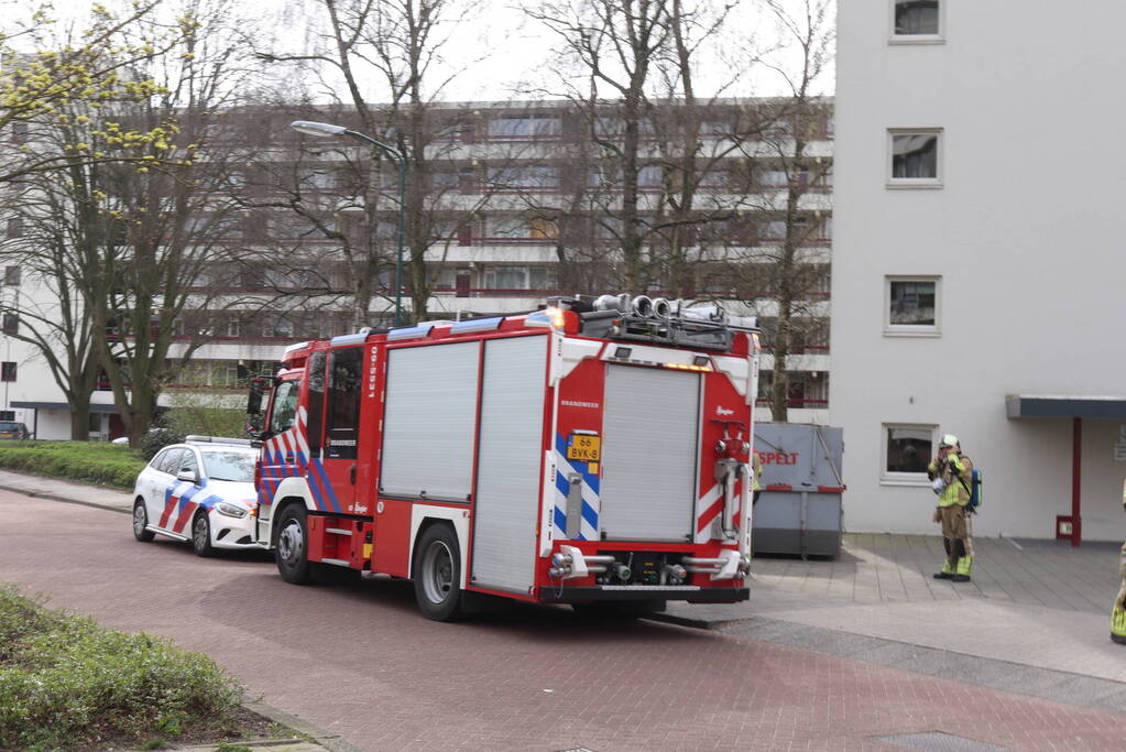 Brandweer doet onderzoek naar gaslekkage