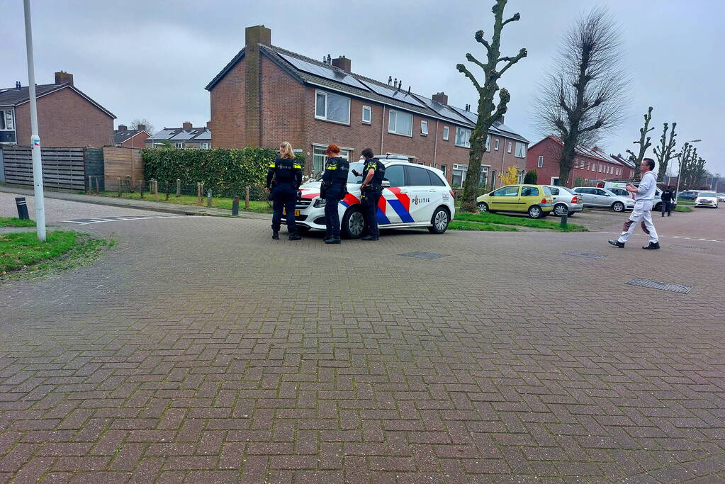 Straat afgesloten wegens schietpartij