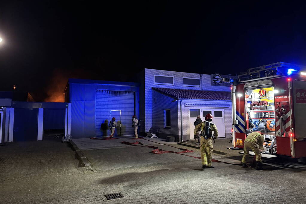 Uitslaande brand bij slagerij