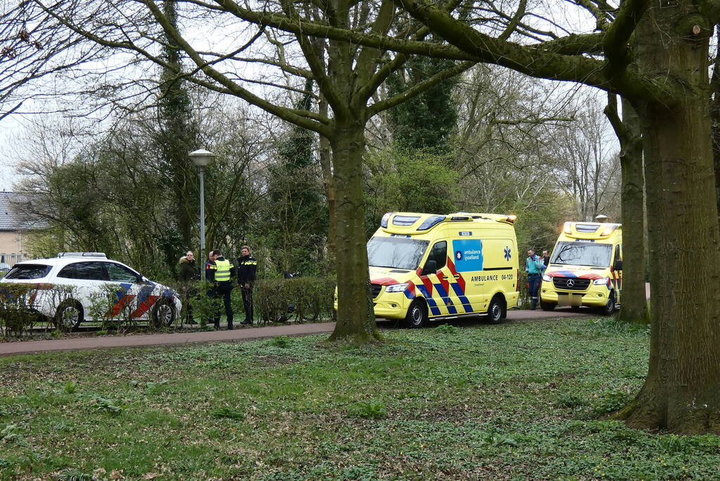 Traumahelikopter ingezet bij ongeval waarbij fietser gewond raakt