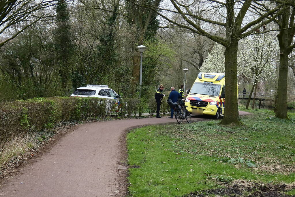 Traumahelikopter ingezet bij ongeval waarbij fietser gewond raakt