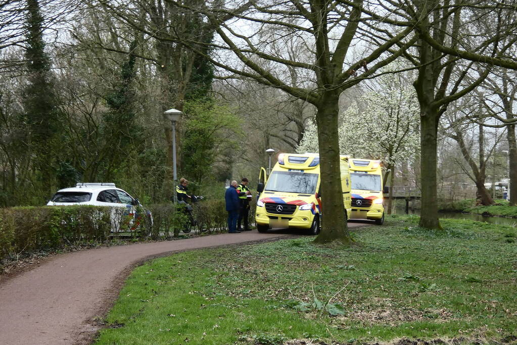 Traumahelikopter ingezet bij ongeval waarbij fietser gewond raakt