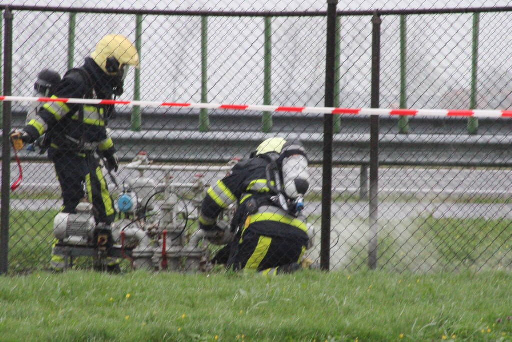 Tankstation afgesloten door lekkende lpg installatie