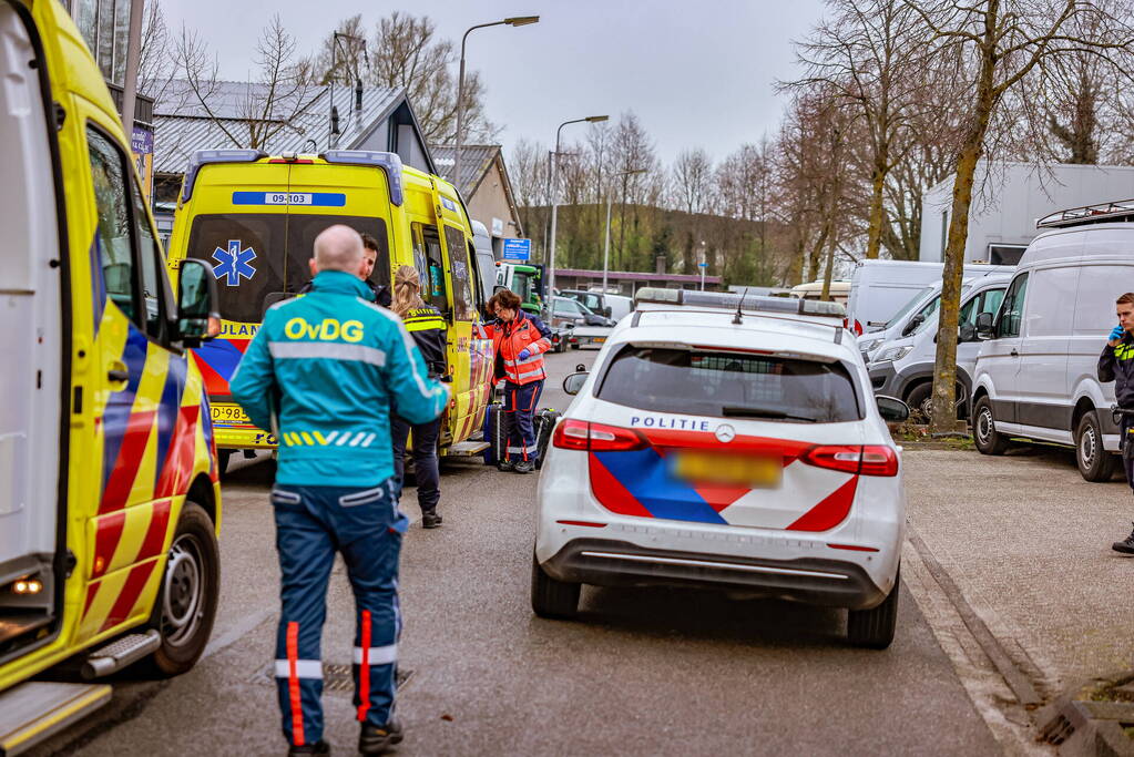 Traumahelikopter ingezet voor bedrijfsongeval