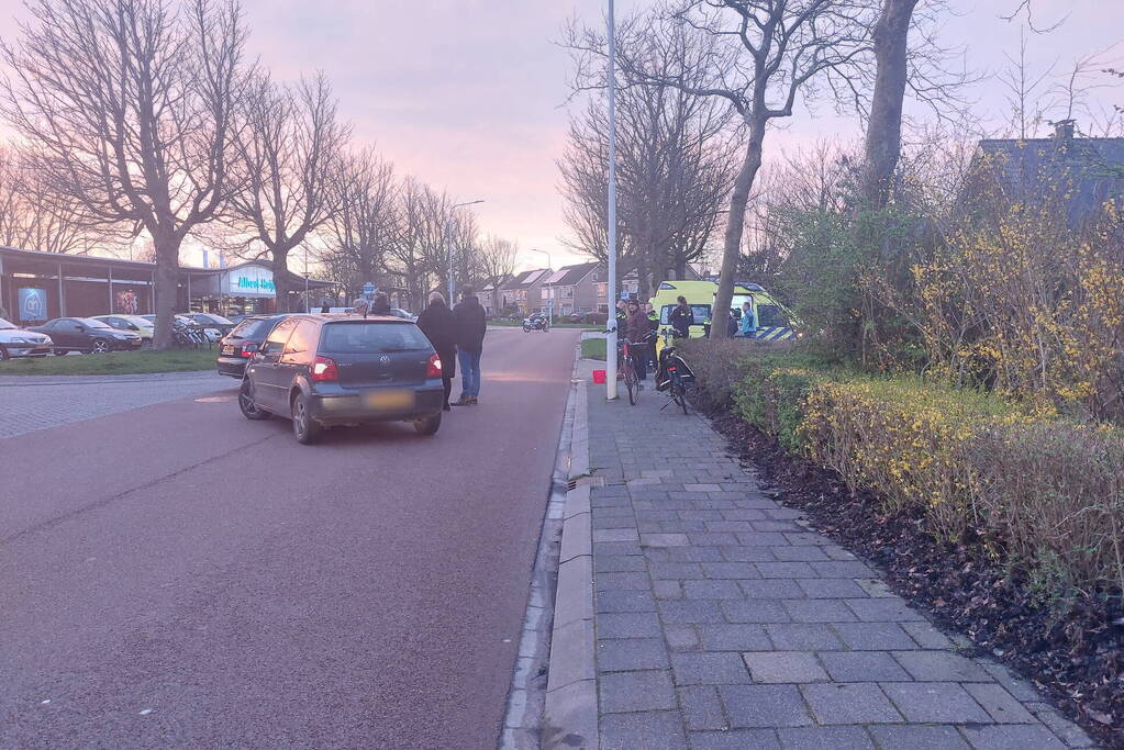 Fietser gewond bij aanrijding met auto