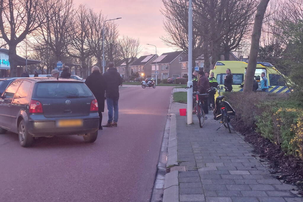 Fietser gewond bij aanrijding met auto