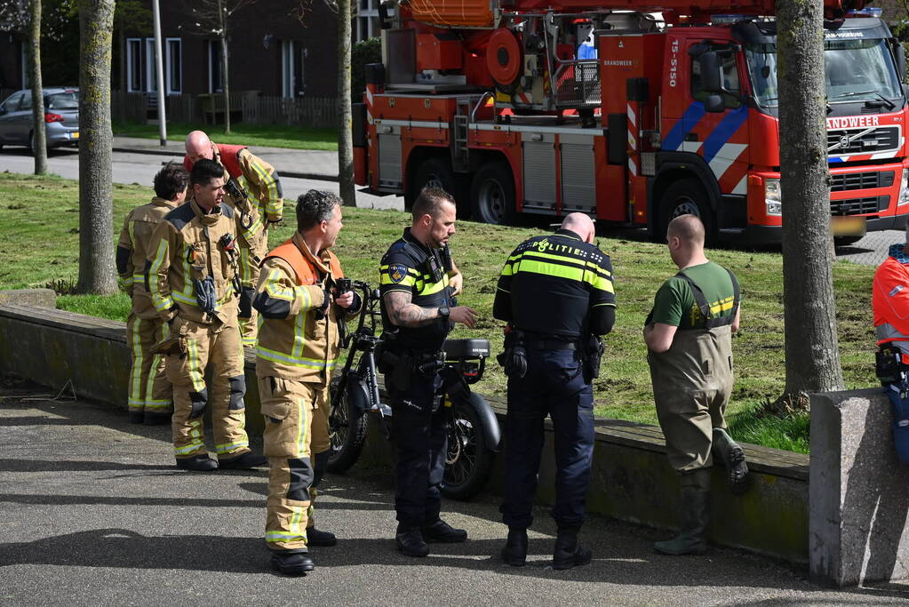 Fatbike leidt tot zoekactie in het water