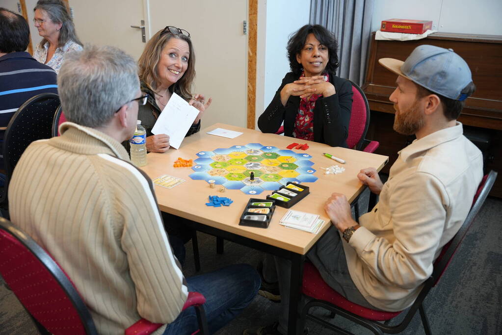 Liefhebbers van Kolonisten van Catan spelen toernooi
