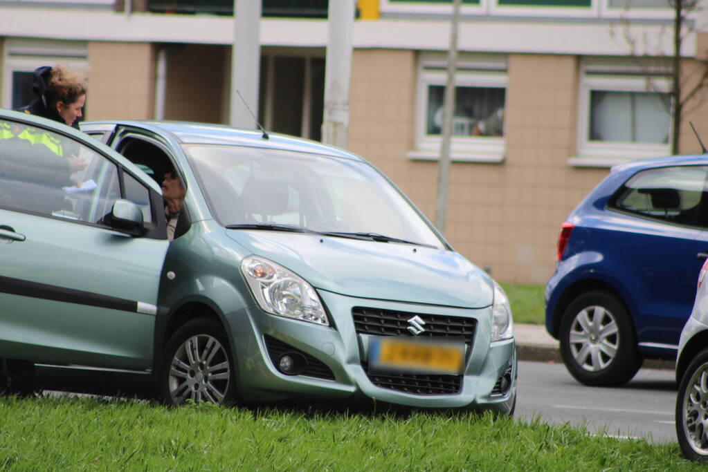 Schade bij ongeval tussen twee voertuigen